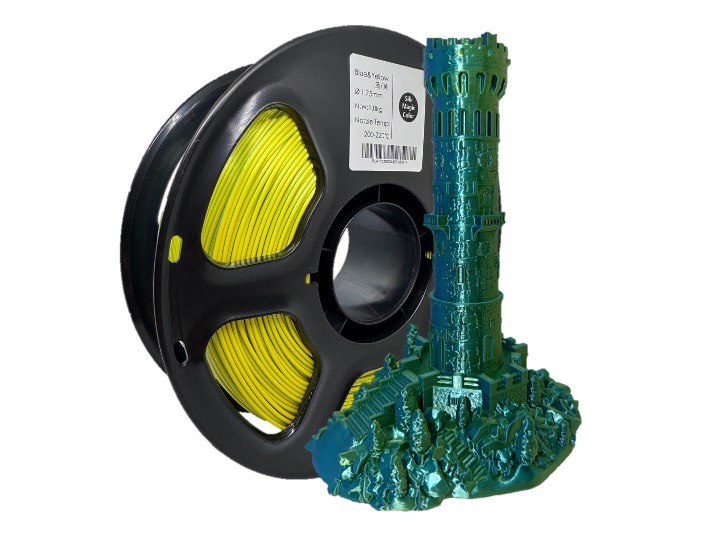 Blue & Yellow - PLA Silk