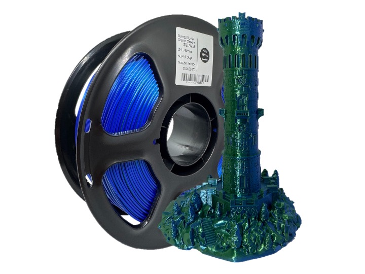 Deep Blue & Deep Green – PLA Silk